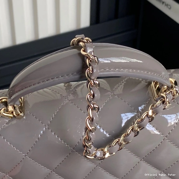 Hyper Peter CHANEL Handbag With Mini Top Handle CHANELassic 0805